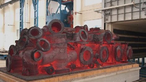 valve casting workshop