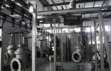 valve coating line