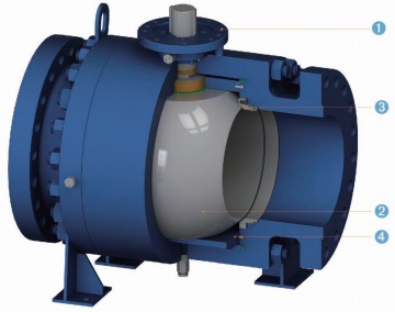 Design features of metal seated floating ball valves.