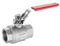 stainless steel 2 piece ball valve