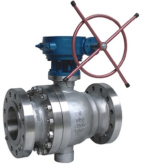 Cast Steel Trunnion Mounted Ball Valve