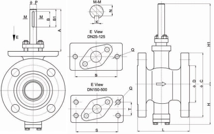 Technical Specification of Flanged V Port Ball Valve