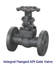 Integral Flanged API 602 Gate Valve