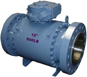 Metal Seated Trunnion Ball Valve