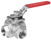 3 Way Ball Valve With Common Mounting Pad