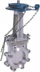MTB chain wheel lug knife gate valve
