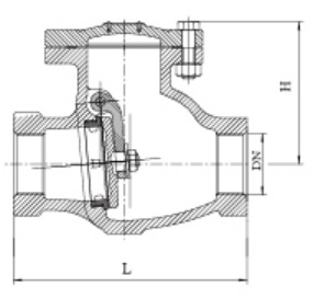 125LB Screw Connection Swing Check Valve