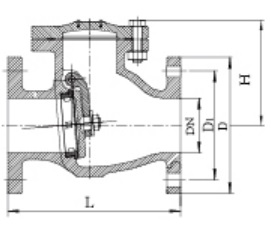 125LB Weighted Swing Check Valve