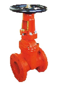 AWWA C509 resilient seat OS&Y gate valve.