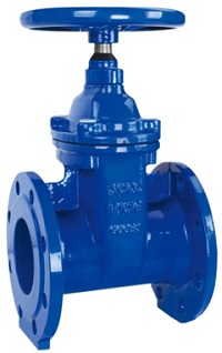 BS5163 resilient seat non rising stem gate valve.