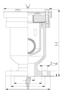 Flanged Single Ball Air Valve