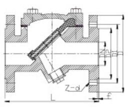 Rubber Wedge Swing Check Valve