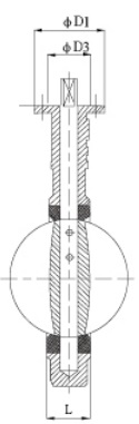 Wafer and Lug Type Butterfly Valve with Pin